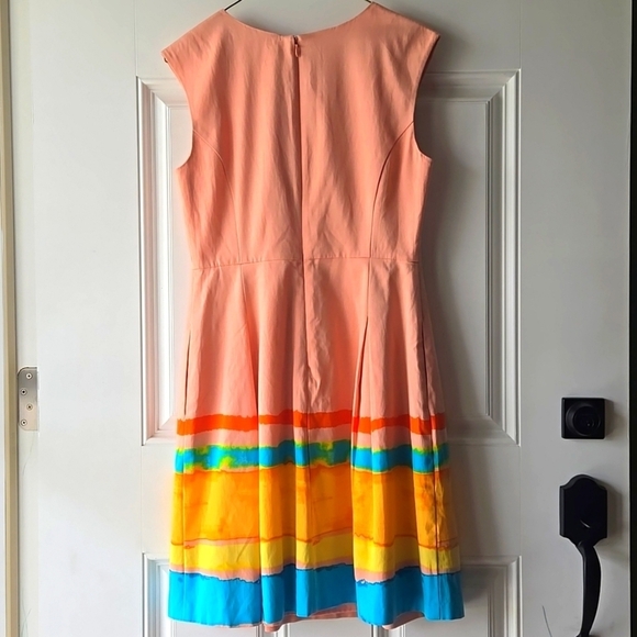 Tracy Reese X Anthropologie Painterly Pleated Midi Dress - Picture 4 of 8